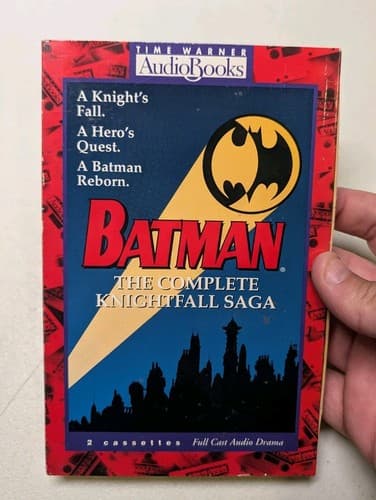 Batman: Complete Knightfall Saga Audiobook 2 Cassette Tapes 1994 PROMO Full Cast