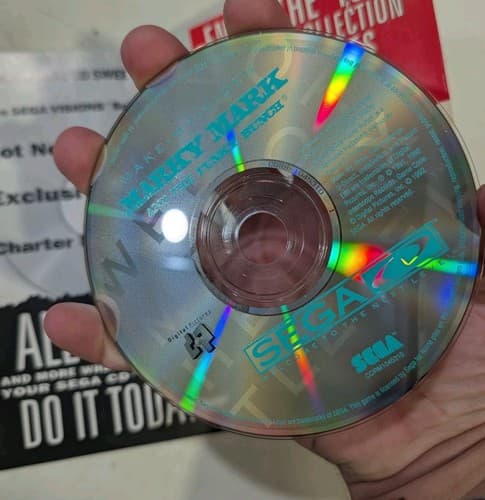 Marky Mark and the Funky Bunch: Make My Video (Sega CD) Disc & Manual — photo 4