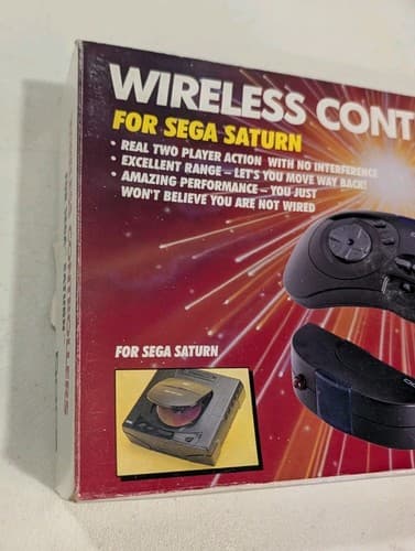 Docs Wireless Controllers Sega Saturn Complete Vintage Rare — photo 2