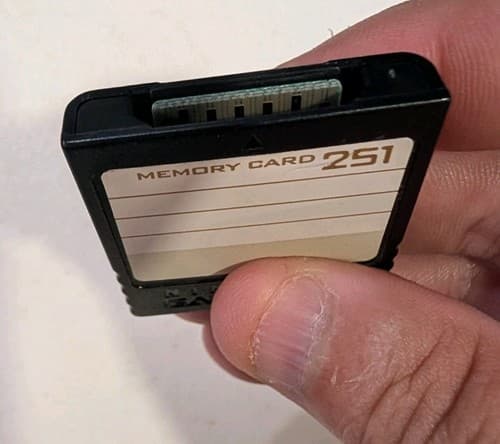 OEM Nintendo GameCube Black Memory Card 251 Blocks (DOL-014) - Tested & Working — photo 3