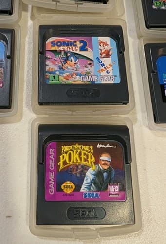 Lot of 7 Sega Game Gear Games Tested Working - Streets Of Rage, Sonic 2, Columns — photo 4