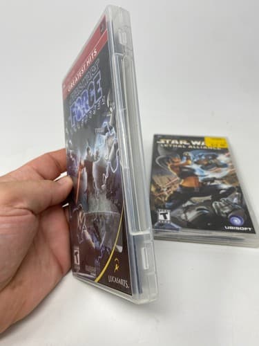 Star Wars PSP Game Lot The Force Unleashed & Lethal Alliance CIB Complete — photo 3