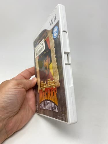 Mad Dog McCree: Gunslinger Pack (Nintendo Wii, 2009) CIB Complete Tested — photo 2