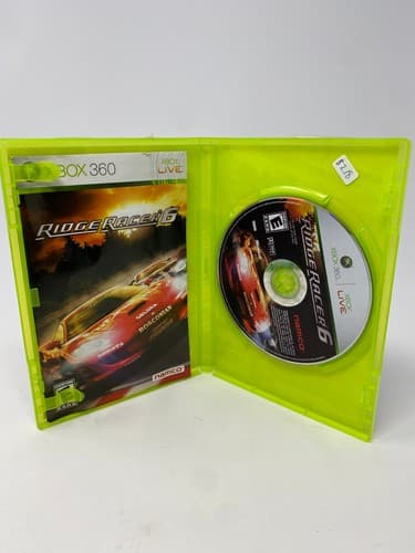 Ridge Racer 6 (Microsoft Xbox 360 2005) CIB Complete, Good, Free Shipping — photo 5
