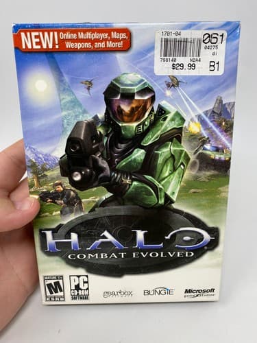 Halo Combat Evolved (2003) PC Game New Factory Sealed US Retail Small Box Rare!