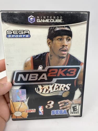 NBA 2K3 Basketball (Nintendo GameCube, 2002) Tested NO MANUAL
