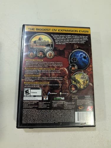 Sid Meier's Civilization IV: Beyond the Sword Expansion Pack PC CD, Box + Manual — photo 2