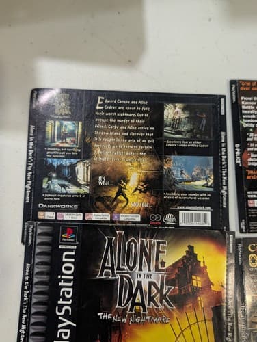 Lot of 9 PS1 Case Artworks - Alone In The Dark, Darkstone, Casper, The Mummy — photo 2