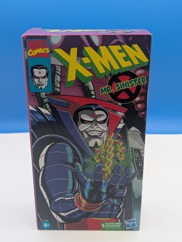 Marvel Legends VHS 90's RETRO X-Men Animated Series Mr. Sinister New Ships Fast!