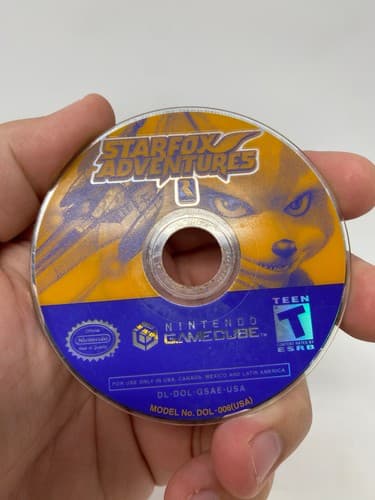 STARFOX ADVENTURES - NINTENDO GAMECUBE - DISC ONLY *TESTED & WORKING* — photo 2