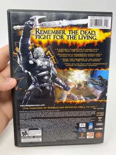 Hellgate: London (PC, 2007), for Windows 2007 Case Manual & Disc Complete Tested — photo 5