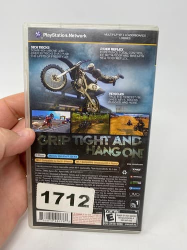 THQ MX vs ATV Reflex Sony PSP 2009 E NTSC-U/C Manual Included — photo 7