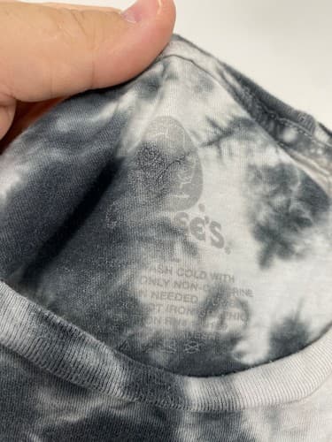 Buc-ee's “Just Here for the Snacks” Black/white Tie Dye T-Shirt Unisex Mens XL — photo 3