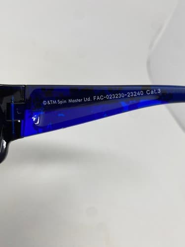 PAW Patrol Kids Sunglasses Chase Blue Black Paw Print Frames Character Graphics — photo 4