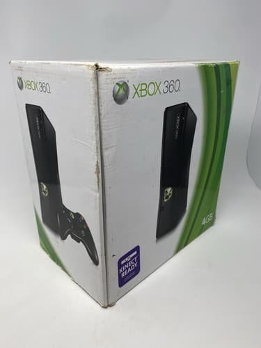 Microsoft Xbox 360 S 4GB Black Console CIB w/ Controller Tested Works — photo 6