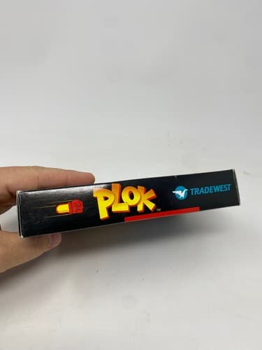 Plok! Super Nintendo SNES 1993 CIB Box Manual Tray Registration Inserts Tested — photo 5
