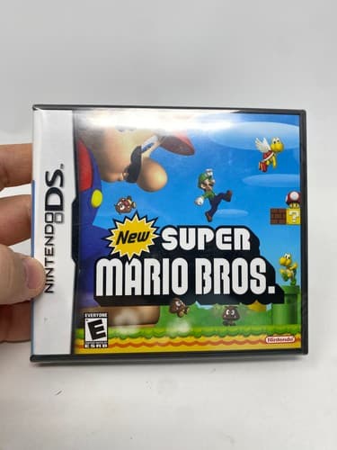 New Super Mario Bros Nintendo DS NEW Factory Sealed USA Red Nintendo Logo 00000 — photo 2