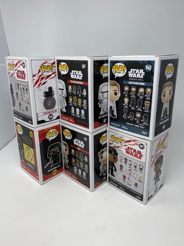 Funko Pop! Star Wars Vinyl Figures Lot of 6 - Rey Resistance BB Unit Finn New — photo 6