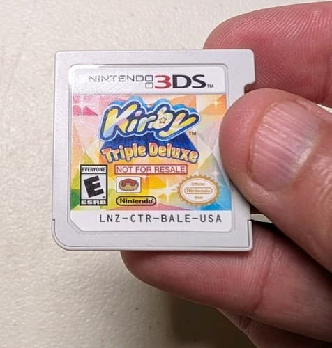 Kirby Triple Deluxe NFR Kiosk Demo Nintendo 3DS Cartridge Tested — photo 2