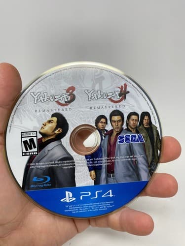Yakuza Remastered Collection 3 4 5 (Sony PlayStation 4, 2020) Tested Discs Only — photo 5