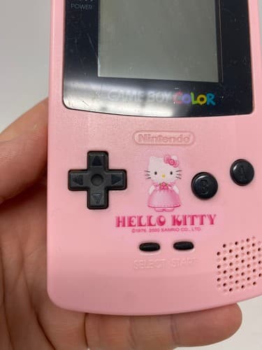 Excellent GAMEBOY Color Hello Kitty Pink Handheld Console Tested Working — photo 5
