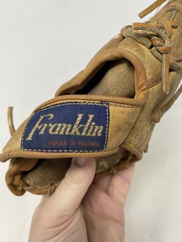 Baseball Glove Mitt Right Hand Thrower Franklin Japan 1107 Junior Top Cowhide — photo 2