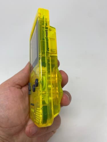 Nintendo GameBoy Light Game Boy GB Console Clear Yellow Toys R Us Limited Model — photo 5