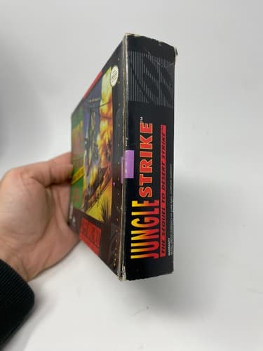 Jungle Strike Super Nintendo (SNES) CIB Complete Game, Box, Manual — photo 2