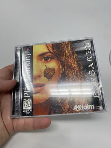 Forsaken PS1 Sony Acclaim Sci-Fi First Person Shooter Action Video Game CIB — photo 2
