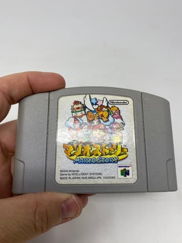Mario Story Paper Mario Nintendo 64 N64 Japanese Import Cartridge Only — photo 3