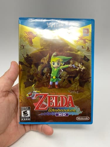 Legend of Zelda The Windwaker HD Nintendo Wii U Brand New Factory Sealed GOLD — photo 2