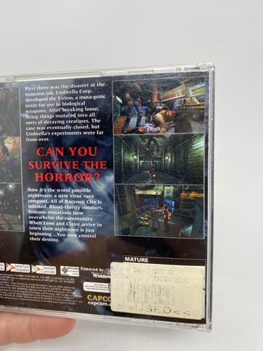 Resident Evil 2 for Sega Dreamcast Back ART ONLY. No game or Manual. — photo 4