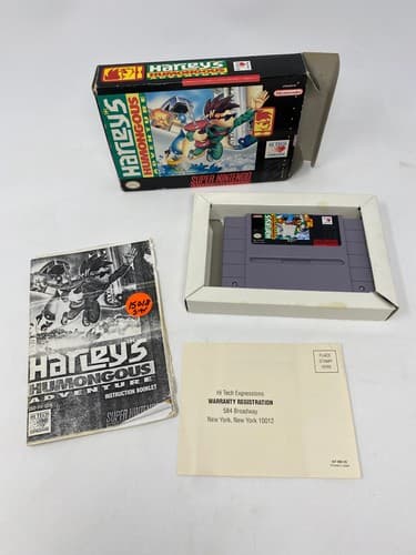 Harley's Humongous Adventure SNES Super Nintendo CIB Box Manual Cart READ — photo 9