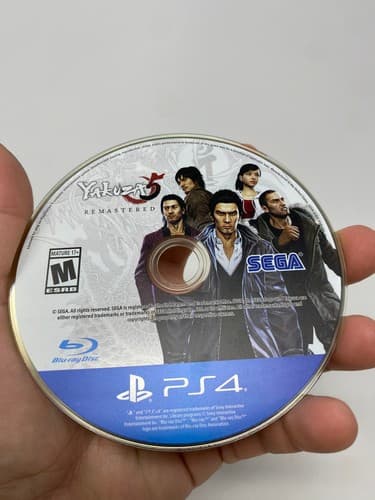 Yakuza Remastered Collection 3 4 5 (Sony PlayStation 4, 2020) Tested Discs Only — photo 3