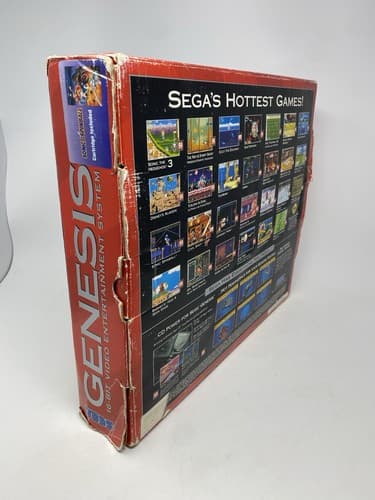 Sega Genesis Model 2 Console CIB Console Controller Insert Box Tray Tested Works — photo 3