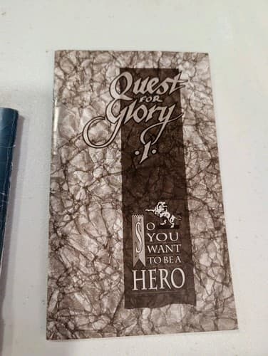 Vintage Quest For Glory Manuals Only PC Game — photo 4