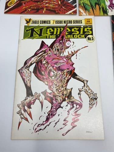 Nemesis The Warlock #1 - 7 Complete Set Necro Series Books Set 1984 Eagle Comics — photo 6