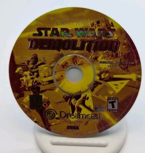 Star Wars Demolition Sega Dreamcast Disc & Manual - Tested And Working — photo 6