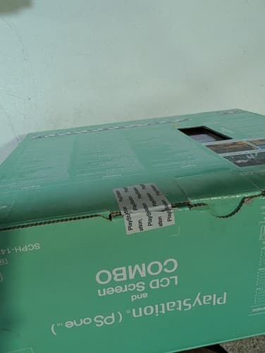 Sony PS One Combo SCPH-100 Console + SCPH-130 LCD Monitor Boxed Tested No Cords — photo 3