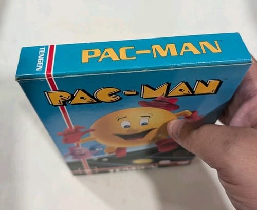 Pac-Man Tengen Grey Cart Nintendo NES Complete in Box CIB Tested — photo 2