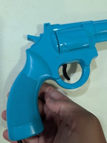 The Justifier Sega Genesis Sega CD Light Gun Lethal Enforcers Konami Blue Tested — photo 5