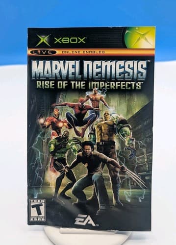 Marvel Nemesis: Rise of the Imperfects (Microsoft Xbox, 2005) CIB Complete — photo 4