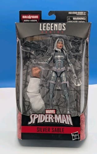 Hasbro Marvel Legends Spider-Man Silver Sable Marvel's Kingpin BAF Wave New