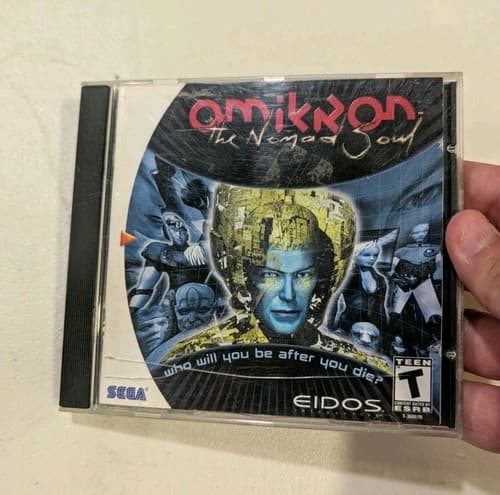 Omikron: The Nomad Soul (Sega Dreamcast, 2000) Disk + Manual — photo 2