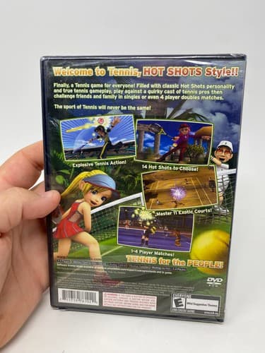 Hot Shots Tennis (Sony PlayStation 2, 2007) PS2 New Factory Sealed OOP Fast Ship — photo 7