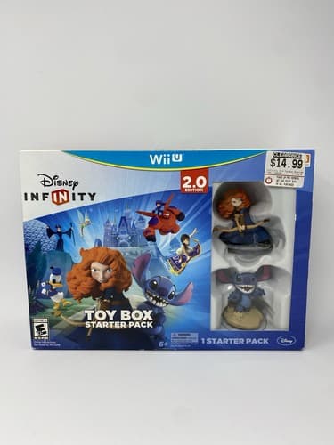 Disney Infinity 2.0 Toy Box Starter Pack (Nintendo Wii U) Merida Stitch Figures