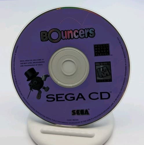 Bouncers (Sega CD, 1994) Disc And Manual Only, Tested And Working — photo 4