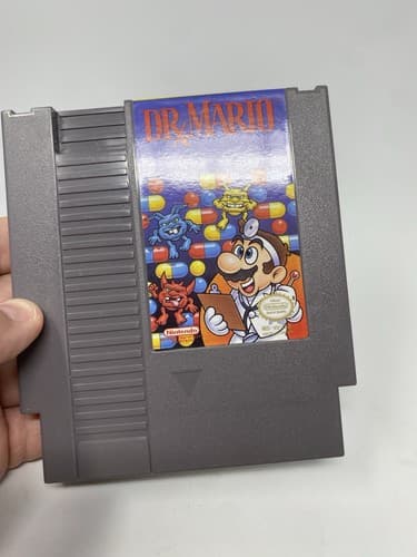 Dr. Mario (Nintendo Entertainment System, 1990) NES Authentic Game Tested — photo 3