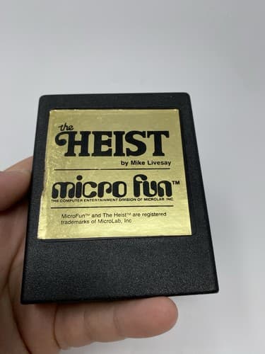 The Heist: Micro Fun (Colecovision, 1983) CART ONLY Authentic — photo 4