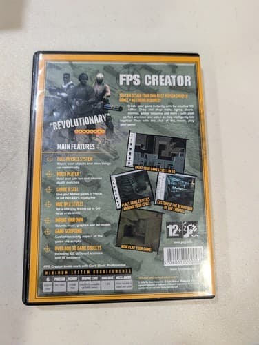 The Game Creators FPS Creator PC CD-ROM Game Development Software Windows TESTED — photo 2